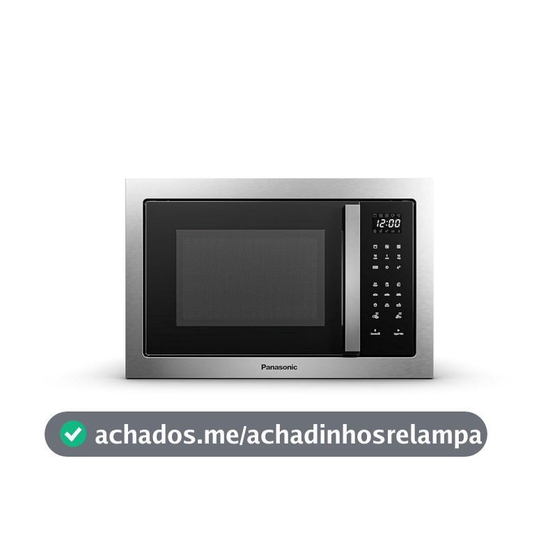 Panasonic Micro-ondas de Embutir 30L Inox NN-GB68QSRUK 220v