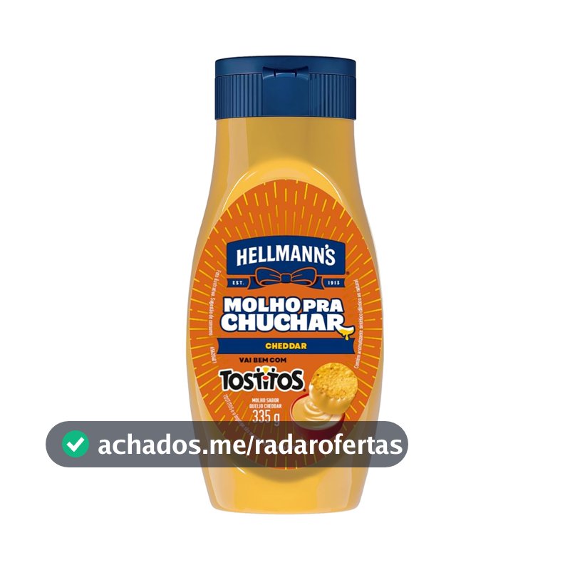 Hellmann’s Molho pra Chuchar sabor Cheddar