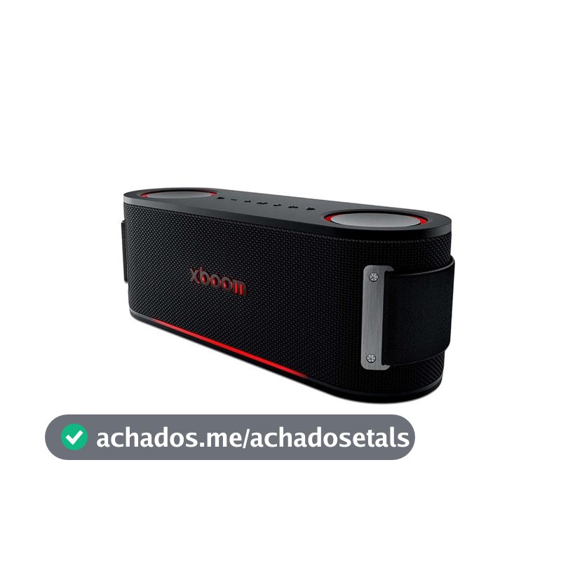 Caixa de Som LG xboom Bounce, 40W Potência, 30h de bateria, IP67, Iluminação e IA