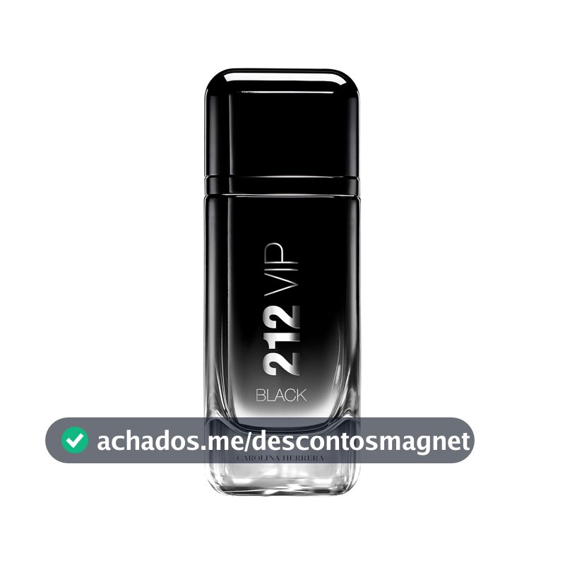 212 Vip Black Carolina Herrera - Perfume Masculino Eau de Parfum - 100ml, Carolina Herrera, 100