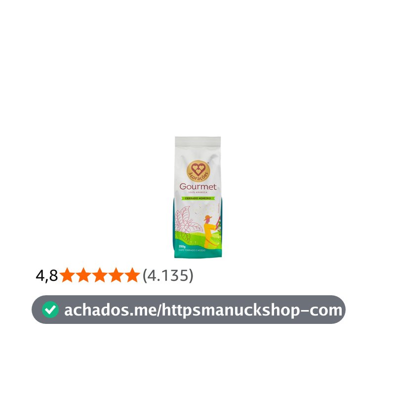 3 Corações Café Torrado e Moído Gourmet Cerrado Mineiro, 250G