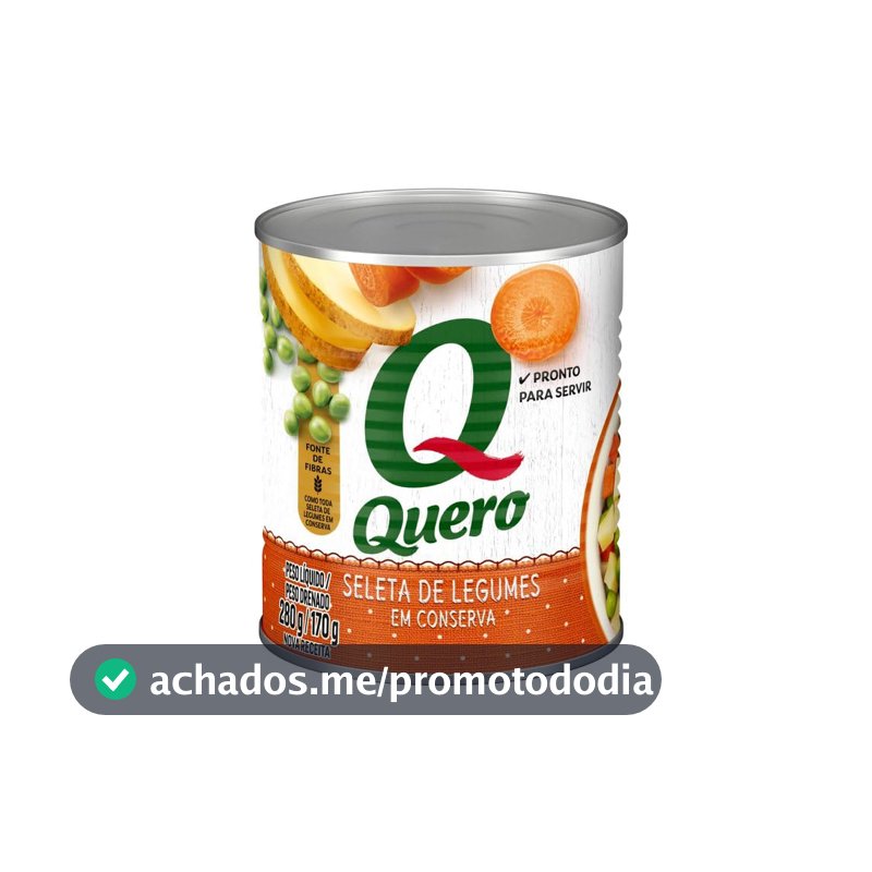 Quero Seleta De Legumes 170G