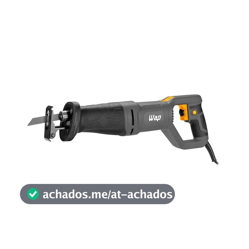 WAP Serra Sabre Elétrica WF SA01 20mm com Punho Giratório e Ajuste de Velocidade 2800gpm 1200W 127V