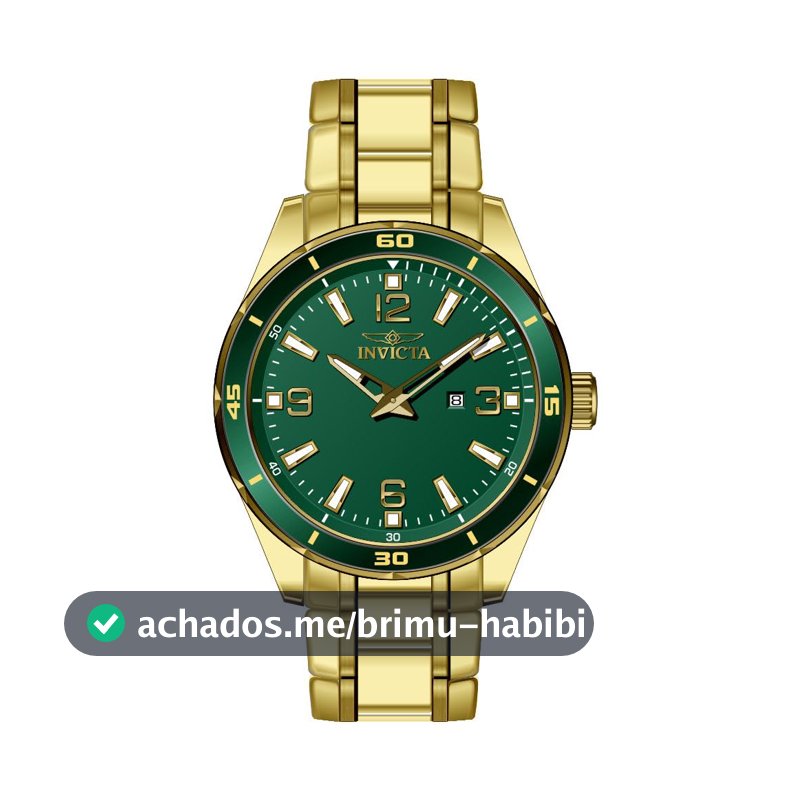 Invicta Relógio Masculino Pro Diver 44 mm Aço Inoxidável Quartzo, Dourado (Modelo: 46675), Dourado, Tendência