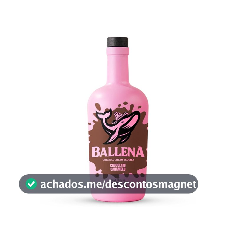 Licor Ballena chocolate e caramelo 750ml