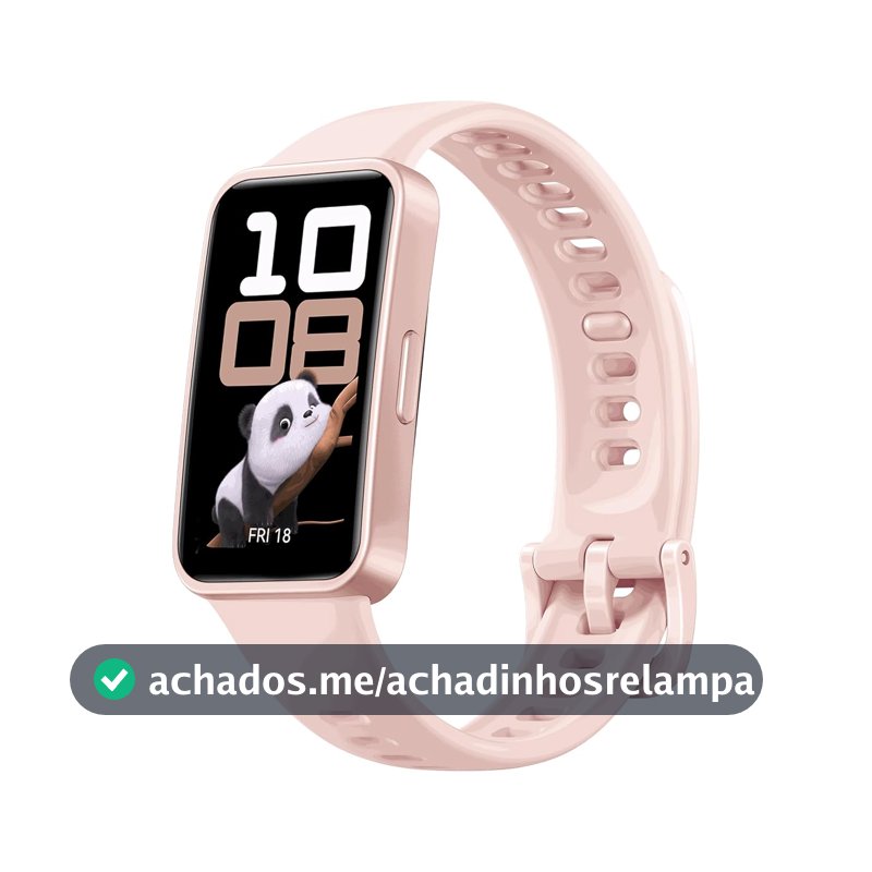 Smartwatch, HUAWEI Band 10, Caixa de Polímeros Duráveis, Análise do Sono em Nível Profissional, Assistente de Bem-estar Emocional, Relógio Smartwatch Compatível com Android e iOS, Rosa