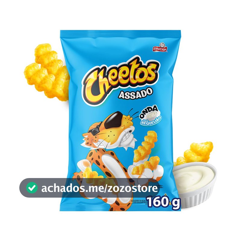 Cheetos Salgadinho de Milho Onda Requeijão 160g