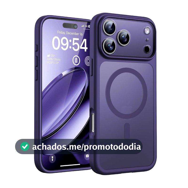 TOCOL Capa Capinha para iPhone 17 Pro Max Case 6.9 Pol, Roxo Escur