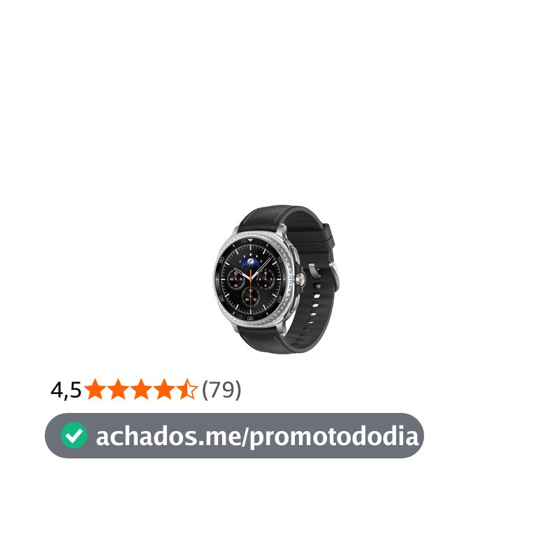 Samsung Galaxy Watch8 Classic Smartwatch 46mm LTE, Galaxy AI - Preto