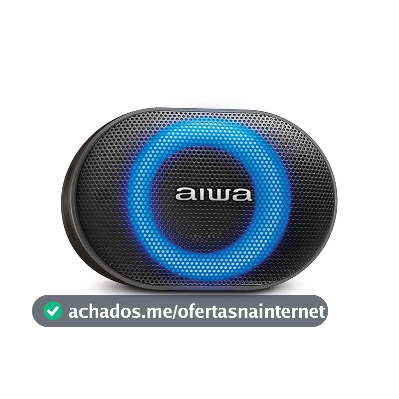 Caixa de Som Speaker AIWA AWS-SP-06-B 10W Bluetooth IPX6