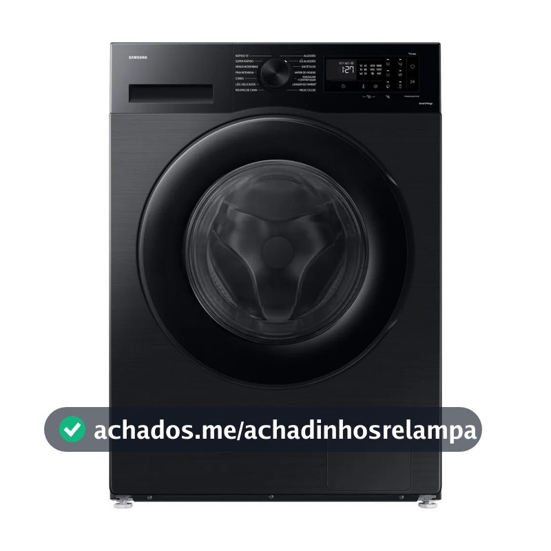 Lavadora de Roupas Digital Inverter Samsung WW13CG Black 13kg 127V