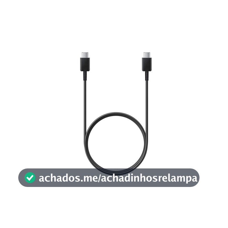 Samsung Cabo USB tipo C EP-DA705BBEGWW para USB tipo C, 1 m, 60 W, preto