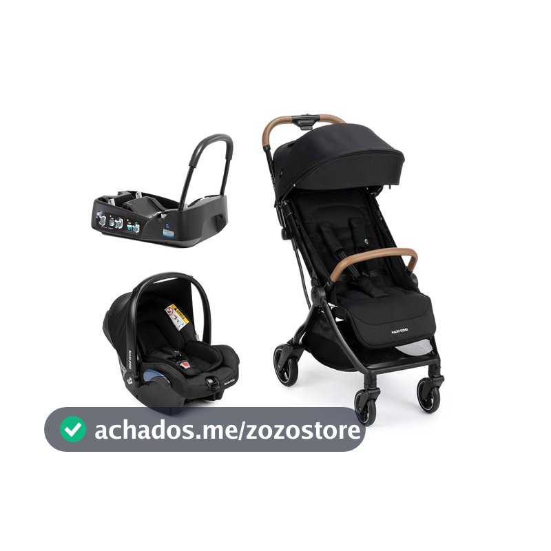 Travel System Maxi-Cosi, Eva³, Essential Black