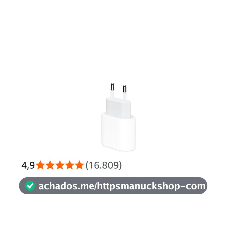 Adaptador de corrente USB-C de 20 W