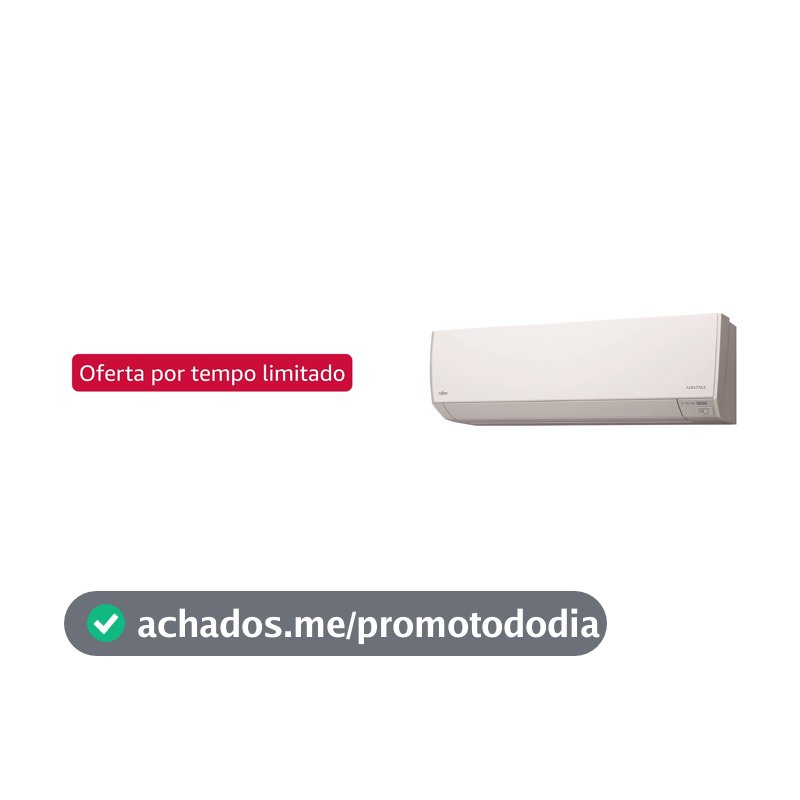 Ar Condicionado Split Hi Wall Inverter Fujitsu 9000 BTU/h Quente e Frio ASBG09KMBA - 220 Volts