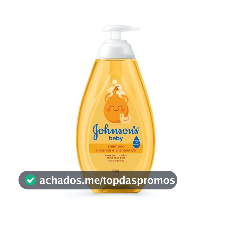 Shampoo de Glicerina Johnson's Baby, 750ml
