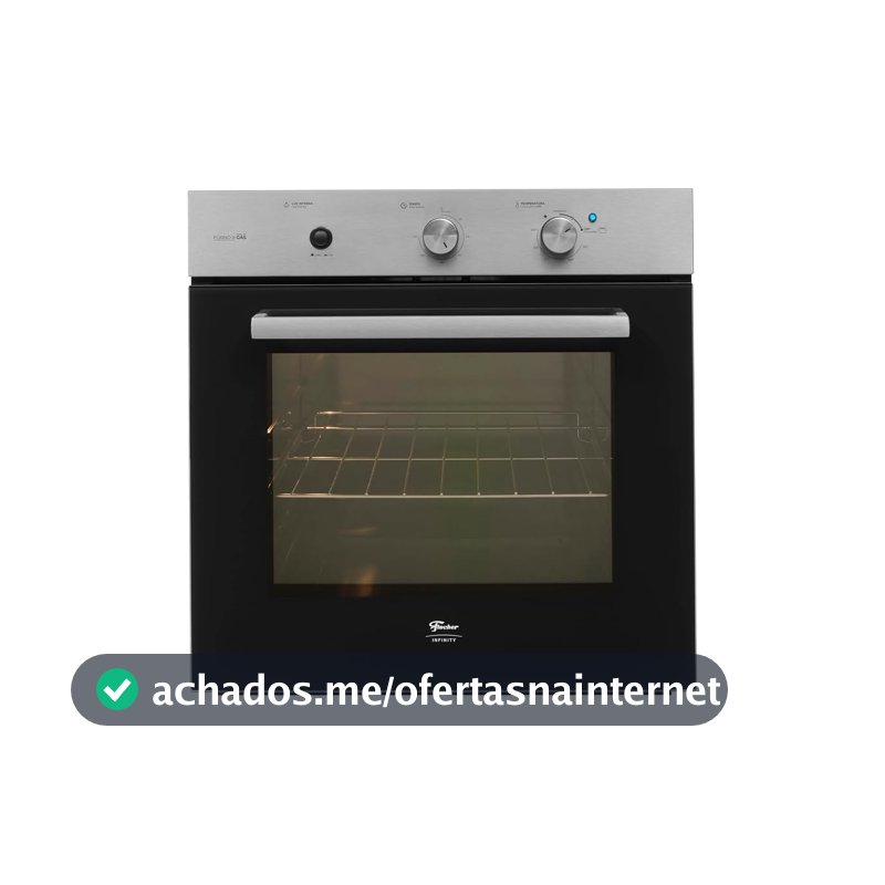 Fischer Forno a Gás Embutir Infinity 78L com Grill Inox 220V