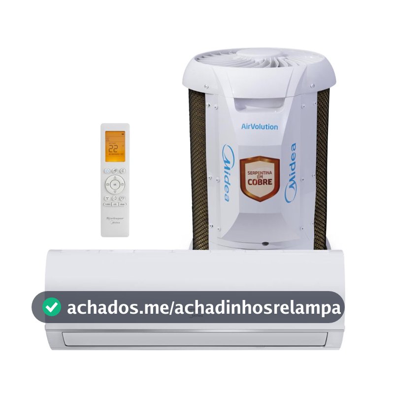 Ar Condicionado Split Hi Wall Springer Midea AirVolution 22000 BTU/h Frio 42AFFCI22S5-220 Volts