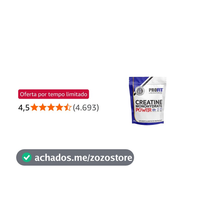 Creatine Monohydrate Power Profit 300g Refil