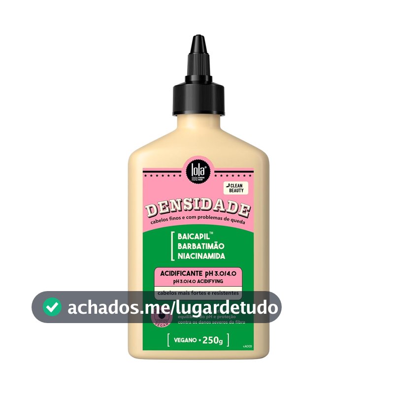 Densidade Acidificante Capilar 250g, Lola Cosmetics