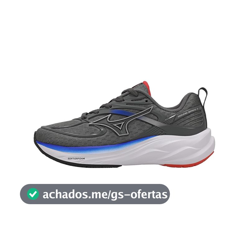 Tênis Mizuno Space 6 Junior, Chumbo, 36