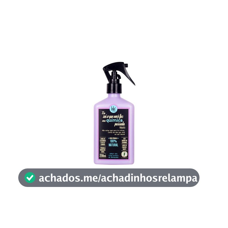 Eu Sei O Que Você Fez na Química Passada Spray 250ml , Lola Cosmetics