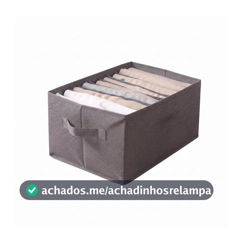 Organizador Roupas Multiuso 9 Divisorias Colmeia Gaveta 44x25x20cm