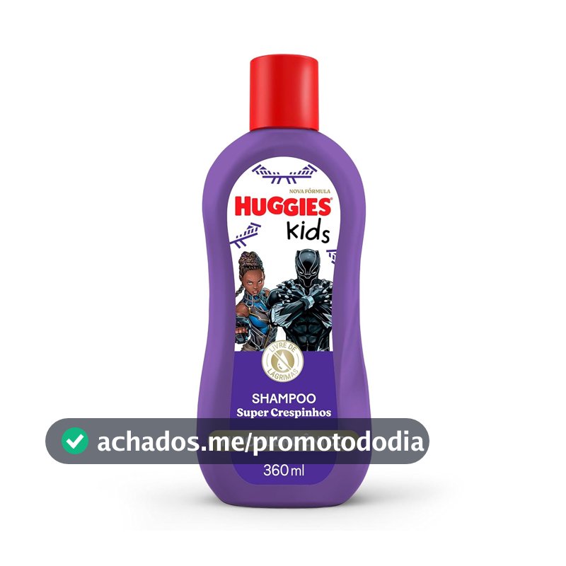 Shampoo Huggies Kids Super Crespinhos, 360ml