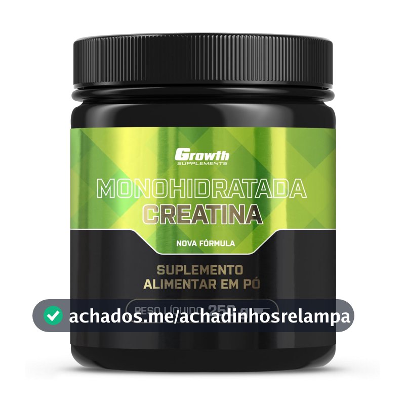 Growth Supplements - Creatina Monohidratada 250g - Growth Supplements - Sem sabor em pó