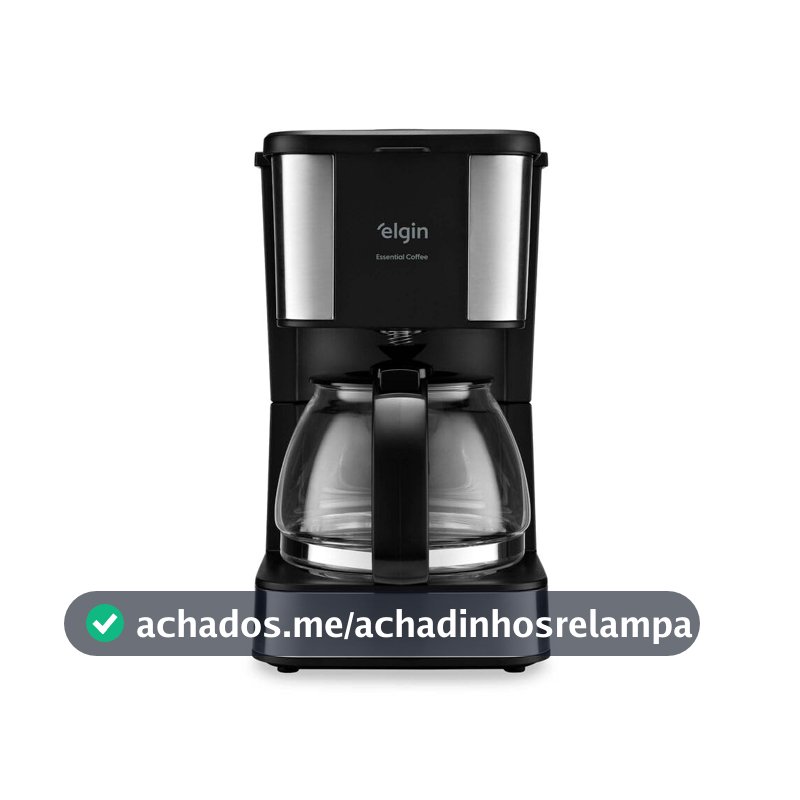 Cafeteira elétrica Essential Coffee Elgin – 19 xícaras jarra de vidro 110V