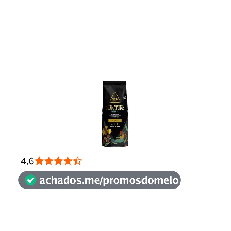 Delta Cafés Signature Intense Café em Grãos Encorpado 500g
