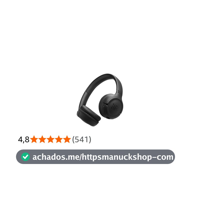 JBL, Fone de Ouvido Bluetooth Over-Ear, Tune 530BT, Sem Fio, Até 76 Horas de Bateria - Preto