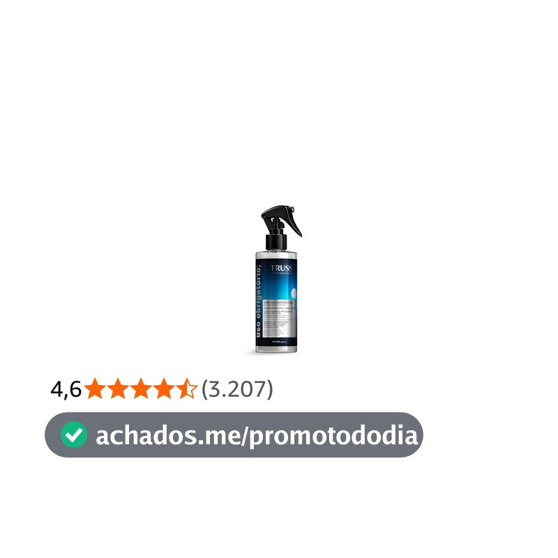 Truss Reconstrutor Capilar Uso Obrigatório Spray