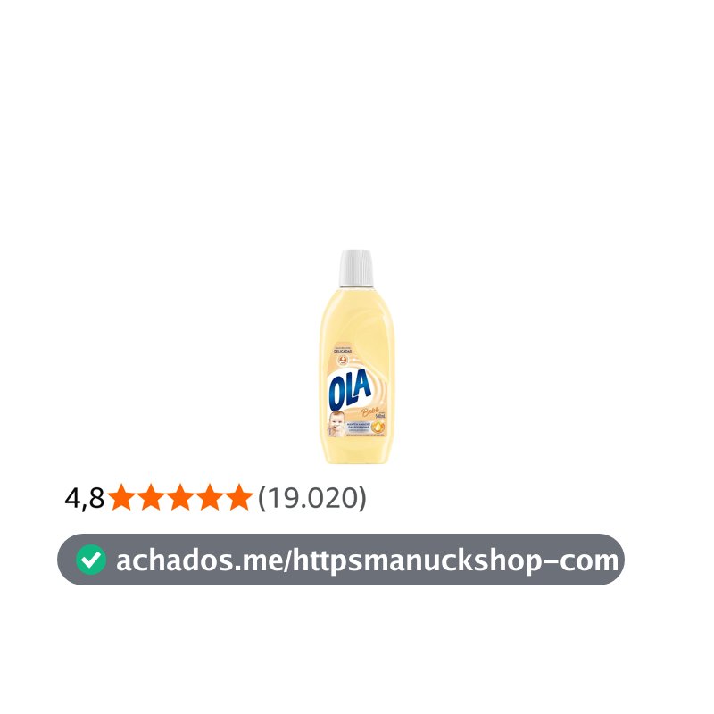Sabão Líquido Ola Bebê para Roupas Finas e Delicadas 1l