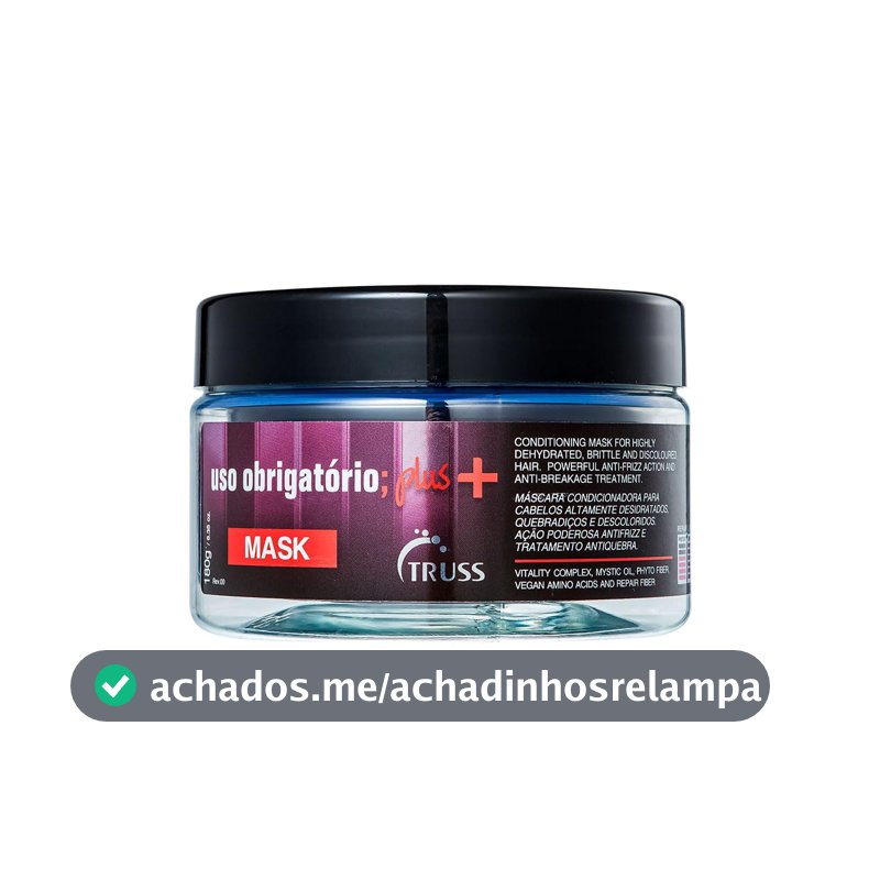 Truss Máscara Uso Obrigatório Plus+