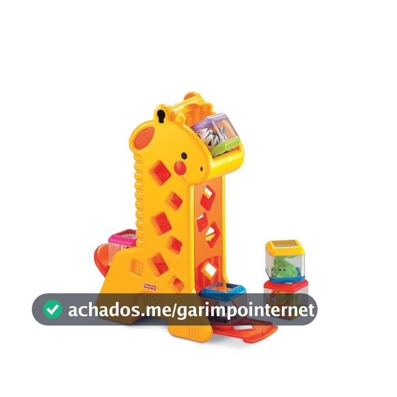 Fisher-Price Brinquedo para Bebês Girafa com Blocos para crianças a partir de 6 meses