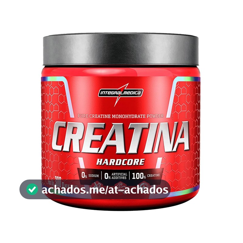 Integralmedica Creatina em Pó Hardcore 100% Pura e Monohidratada 300g