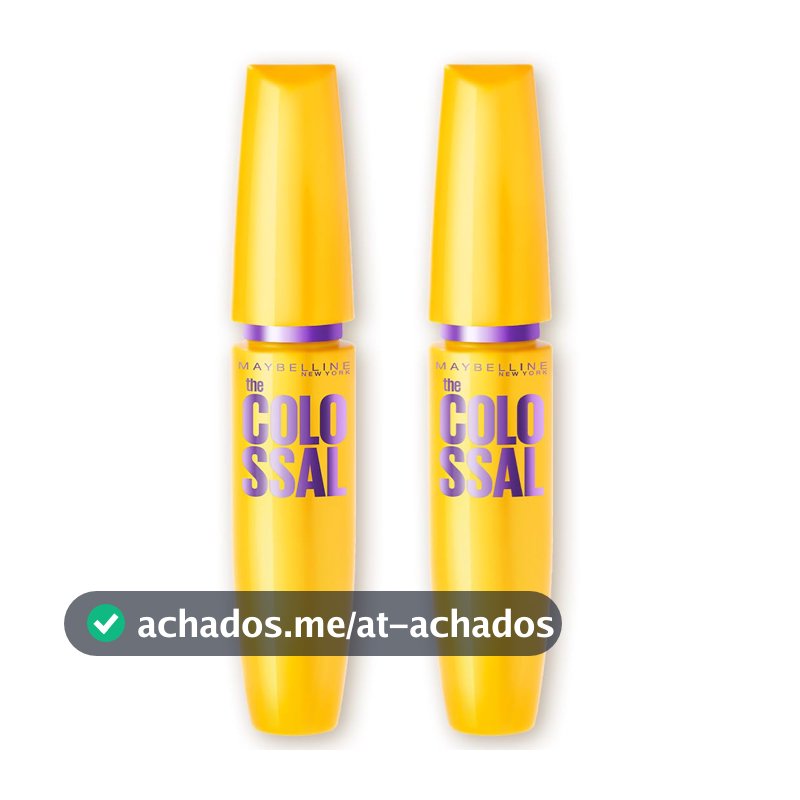 Kit Máscara de Cílios Colossal Volum' Express Maybelline Preto 8ml + 8ml