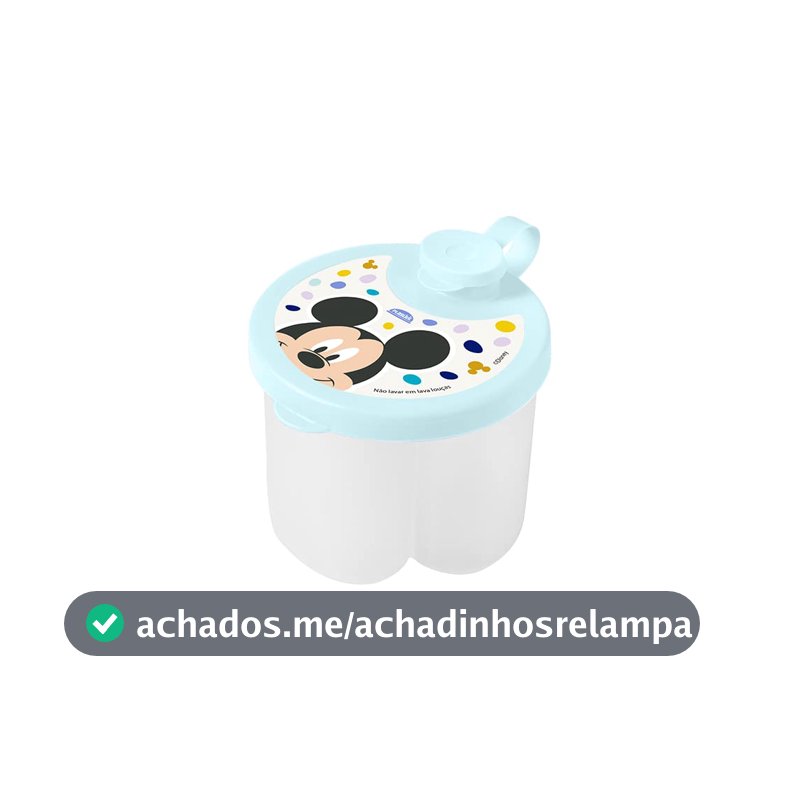 Dosador De Leite Em Pó Mickey Baby Plasútil