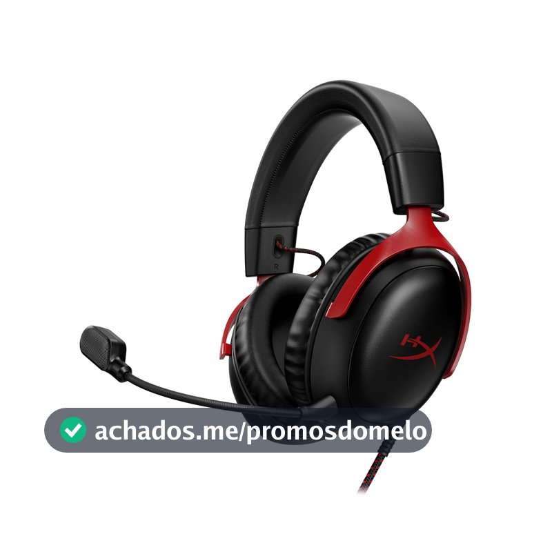 Headset Gamer HyperX Cloud III – Compatível com PC, PS5, Xbox Series X