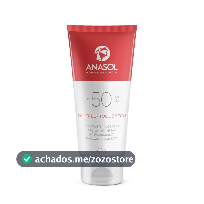 Anasol Protetor Solar Facial FPS 50-60g