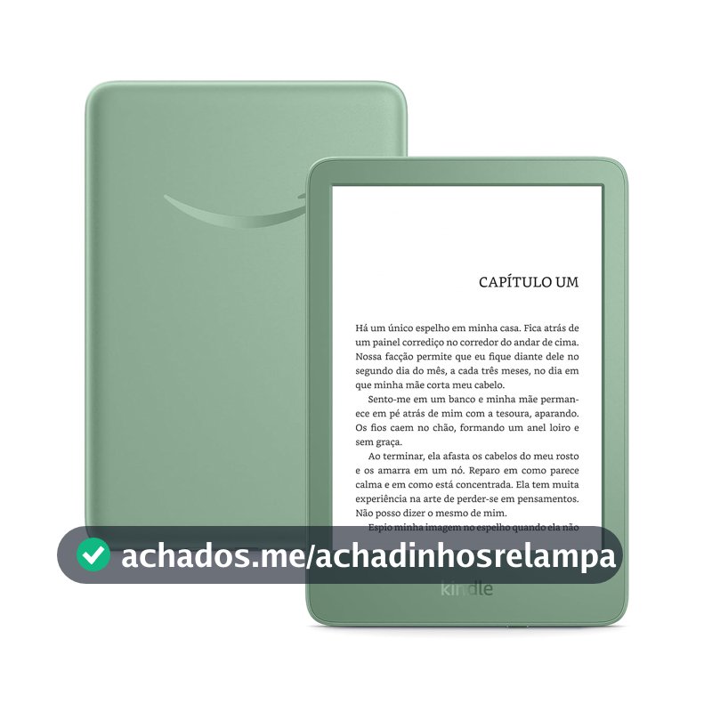 Kindle 16 GB (modelo 2024) - Leve e compacto, com tela antirreflexo, trocas de página rápidas, luz frontal ajustável e bateria de longa duração - Cor Verde