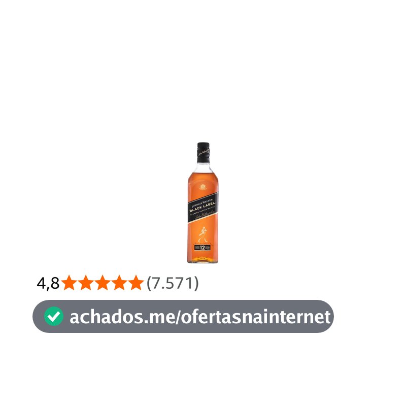 Whisky Johnnie Walker Black Label 12 Anos 750ml