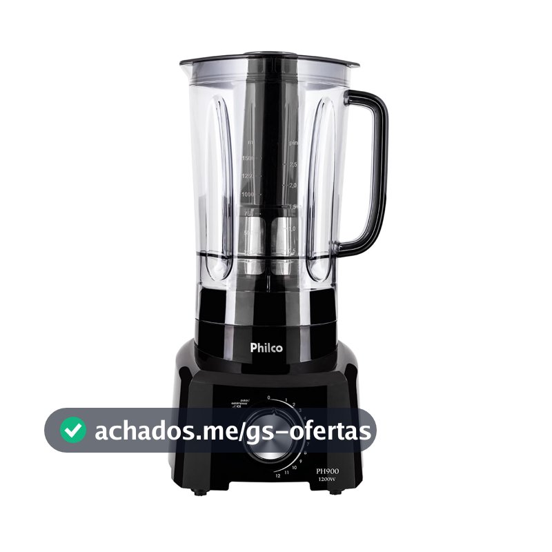 Liquidificador, Ph900, 3L, Preto, 110V, Philco