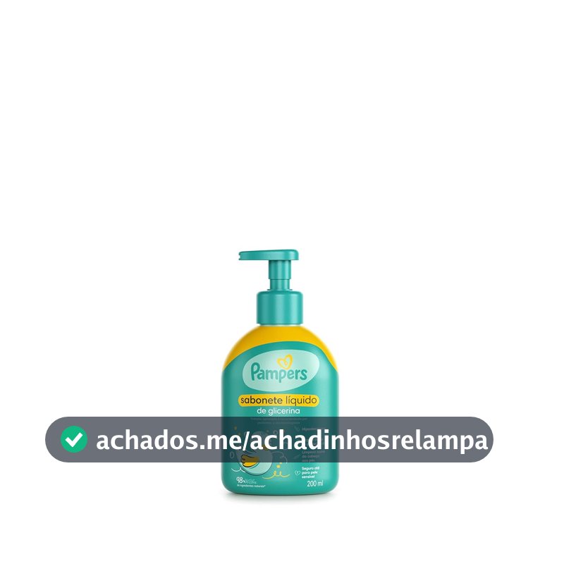 Pampers Sabonete Líquido Glicerina 200ml