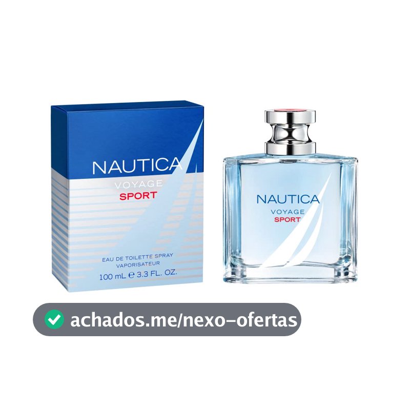 Perfume Nautica Voyage Sport Eau de Toilette Masculino 100ml