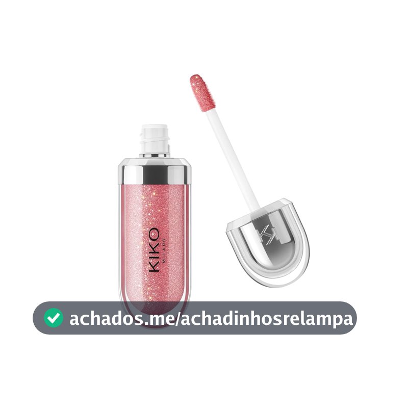 KIKO MILANO, 3D Hydra Lipgloss, Gloss Hidratante Para Os Lábios, Com Efeito 3D, Fórmula Com Extrato de Bidens