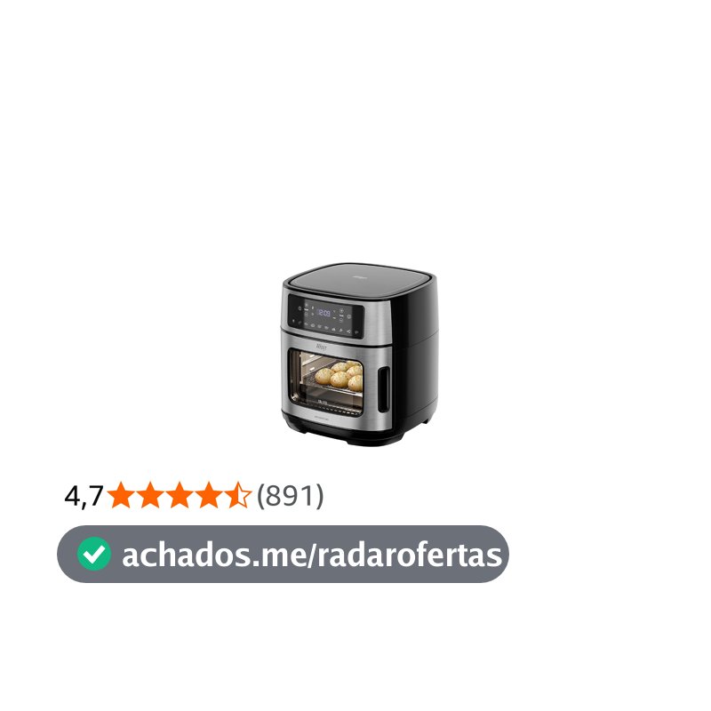 WAP Air Fryer Oven Digital WAOD1 12L, 10 Funções Programadas 220V
