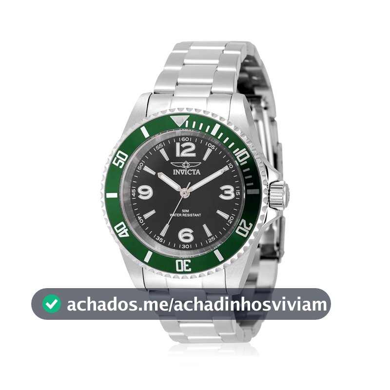INVICTA Relógio masculino, Preto, Esportivo