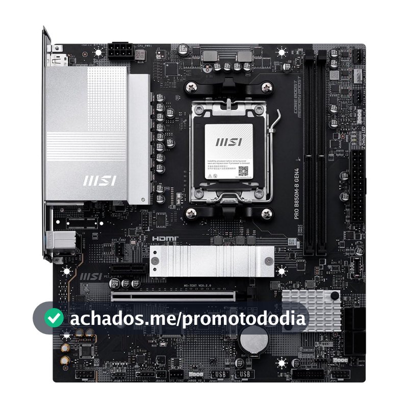 Placa Mãe PRO B850M-B GEN4